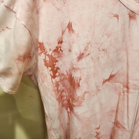 TIME and TRUE Pink Tie Dye Short Sleeves T-shirt size 8 (8-9) - Picture 5 of 8